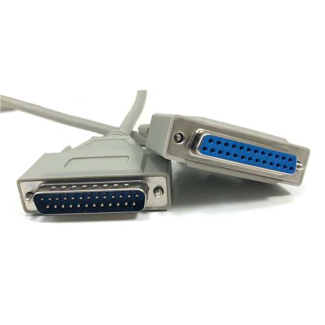 M02-255 CABLE ASSY DB25 SHLD GRY 15.24M