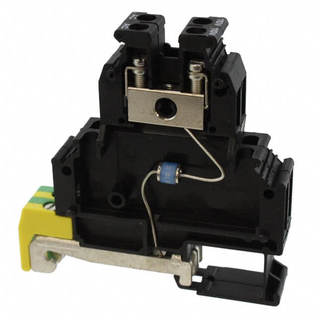 2765602 CONN TERM BLK FEED THROUGH BLACK