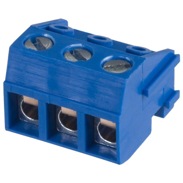 OSTTH030160 TERM BLOCK PLUG 3POS 90DEG 5MM