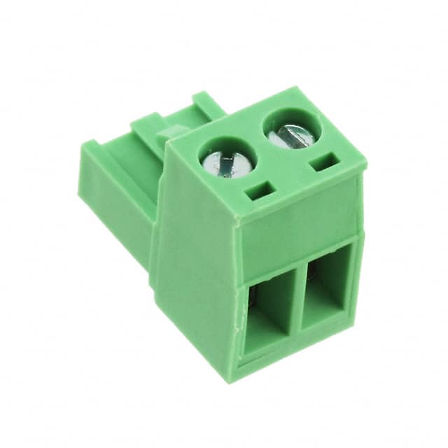 OSTTJ025153 TERM BLOCK PLUG 2POS STR 5.08MM