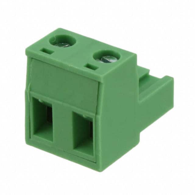 OSTTJ020150 TERM BLOCK PLUG 2POS STR 7.62MM