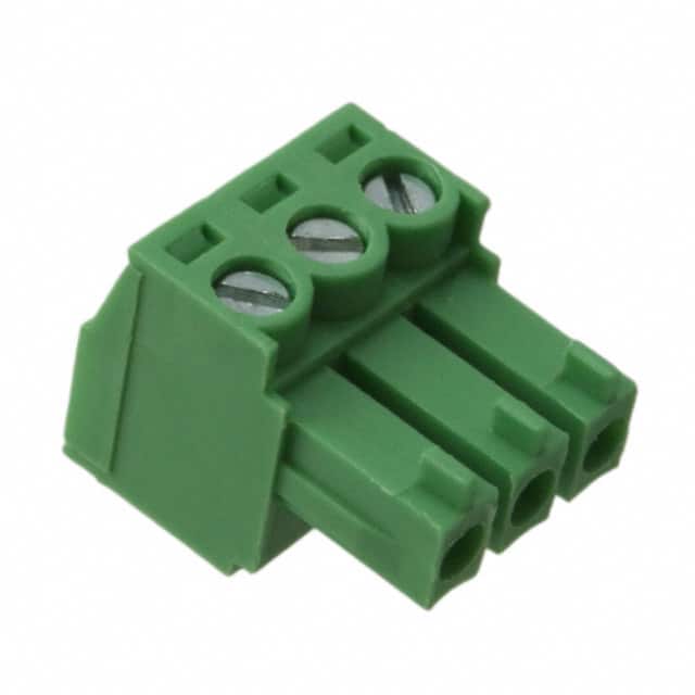 OSTTJ0331530 TERM BLOCK PLUG 3POS STR 3.81MM