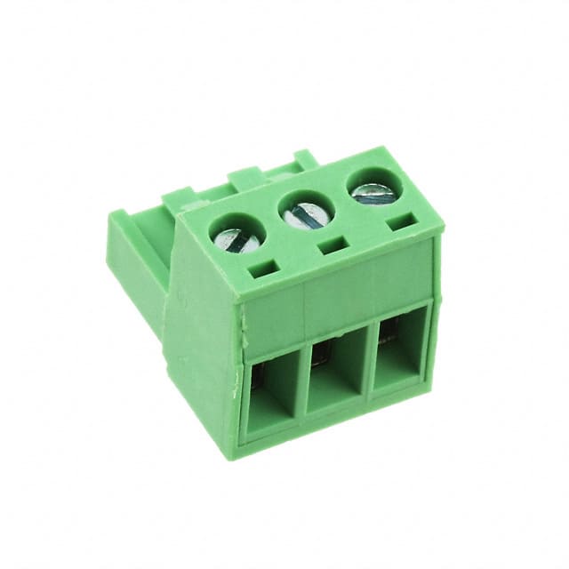 OSTTJ035153 TERM BLOCK PLUG 3POS STR 5.08MM