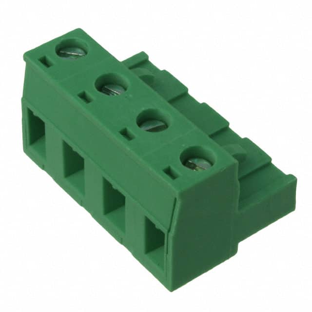 OSTTJ040150 TERM BLOCK PLUG 4POS STR 7.62MM