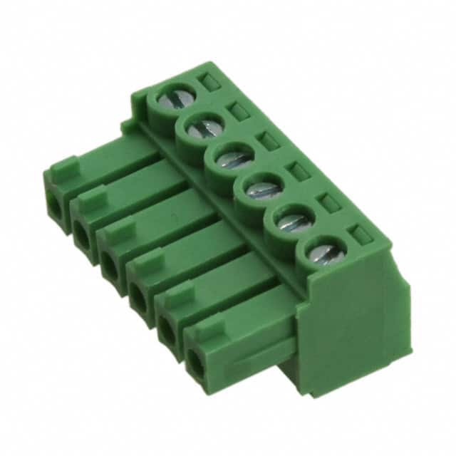 OSTTJ0631530 TERM BLOCK PLUG 6POS STR 3.81MM