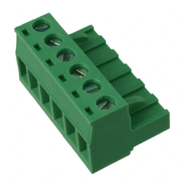 OSTTJ067150 TERM BLOCK PLUG 6POS STR 5MM