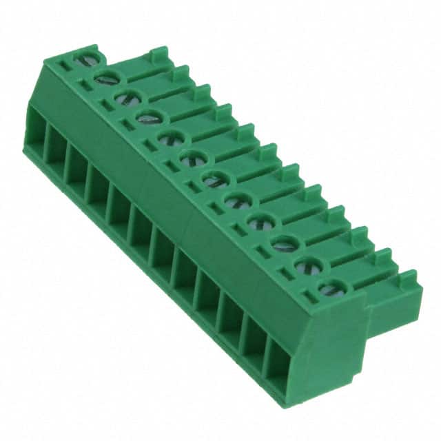 TJ1231530000G TERM BLOCK PLUG 12POS STR 3.81MM