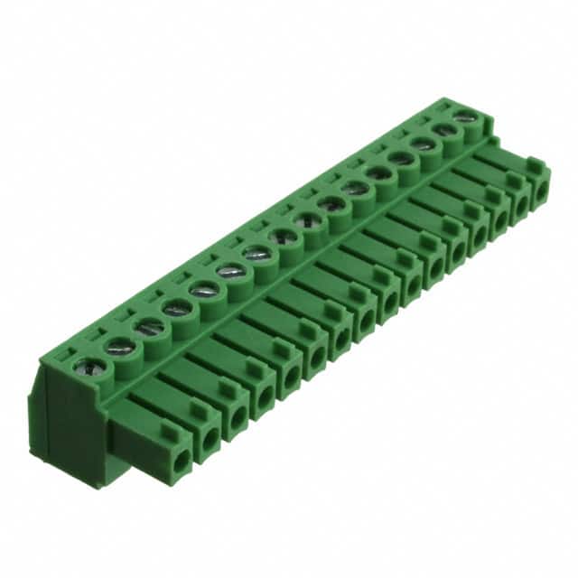 TJ1631530000G TERM BLOCK PLUG 16POS STR 3.81MM