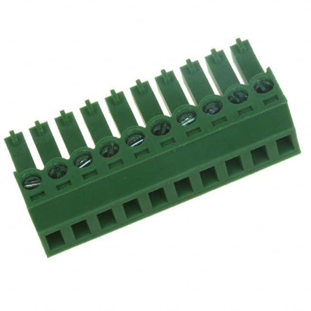 OSTTJ1031530 TERM BLOCK PLUG 10POS STR 3.81MM
