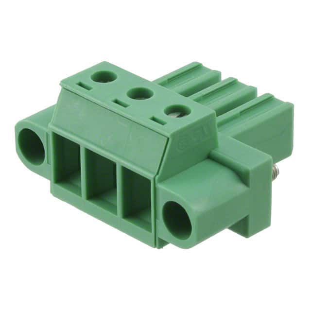 1828252 TERM BLOCK PLUG 3POS STR 7.62MM