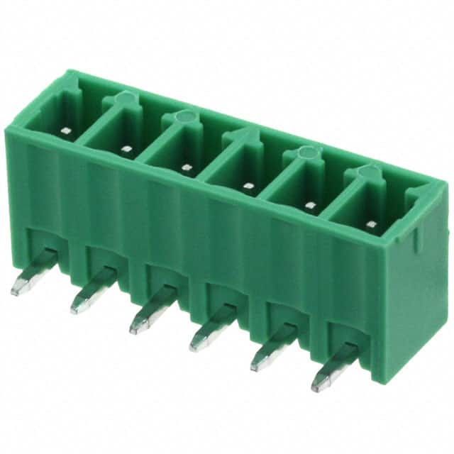 OQ0632510000G TERM BLOCK HDR 6POS 90DEG 3.81MM
