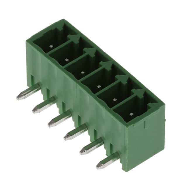 OQ0612510000G TERM BLOCK HDR 6POS 90DEG 3.5MM