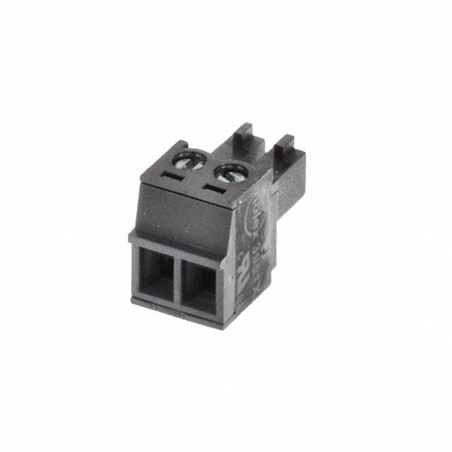 0395100002 TERM BLOCK PLUG 2POS STR 3.81MM