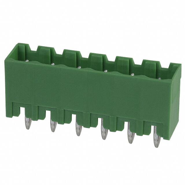 EDSTLZ955/6 TERM BLOCK HDR 6POS VERT 5.08MM