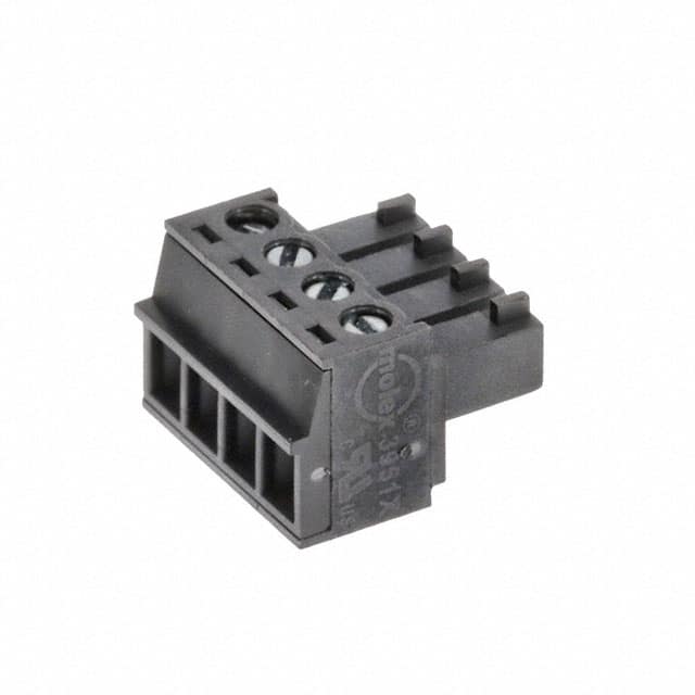 0395100004 TERM BLOCK PLUG 4POS STR 3.81MM