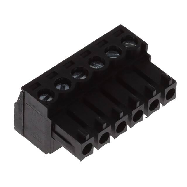 TJ0631030000G TERM BLOCK PLUG 6POS STR 3.81MM