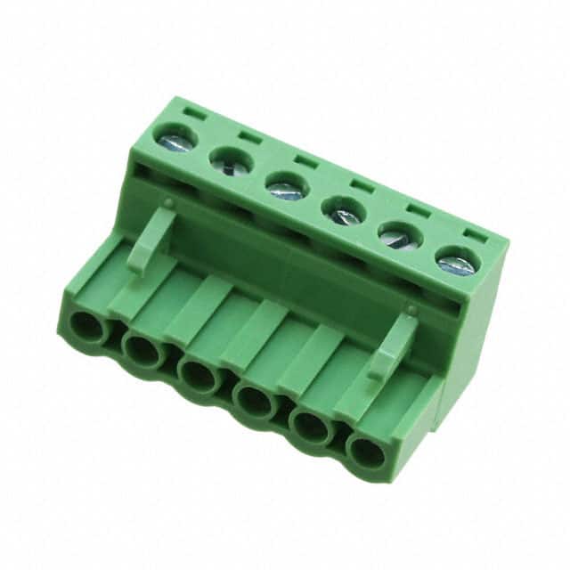 TJ0671500000G TERM BLOCK PLUG 6POS STR 5MM