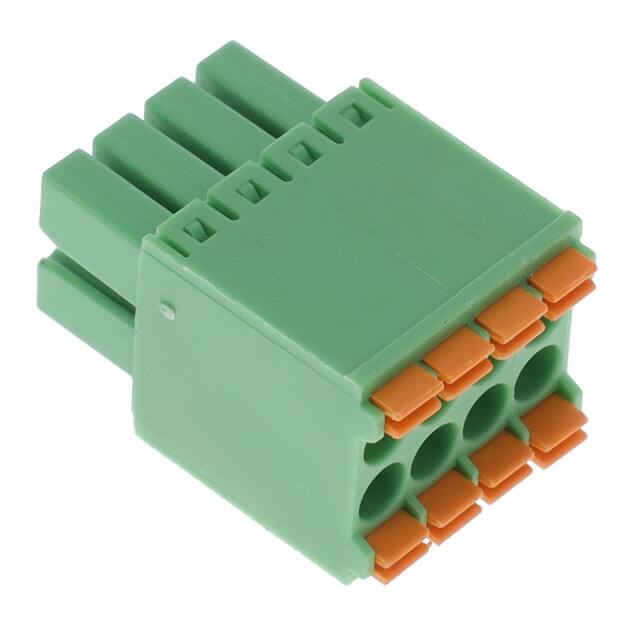 NL08105200G0G NL-3.5-2*4P GREEN WITHOUT FLANGE