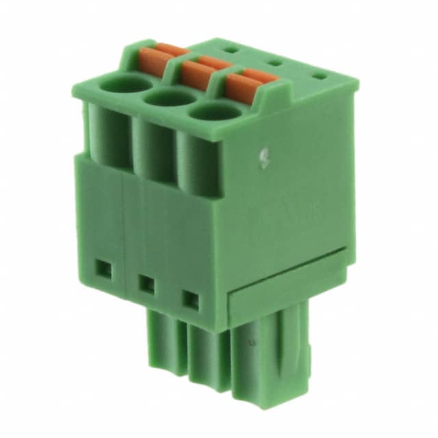 691368300003B TERM BLOCK PLUG 3POS STR 3.81MM