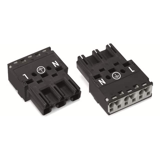 770-213 PLUG 3-POLE; BLACK