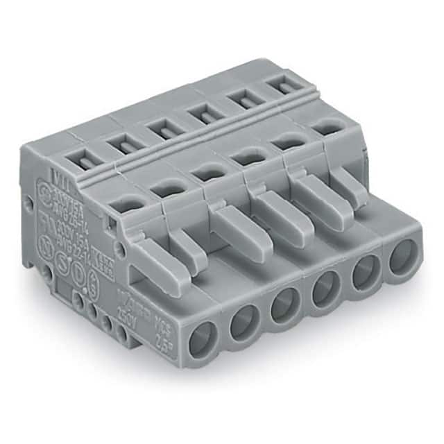 231-104/026-000 1-CONDUCTOR FEMALE PLUG; 2.5 MM;