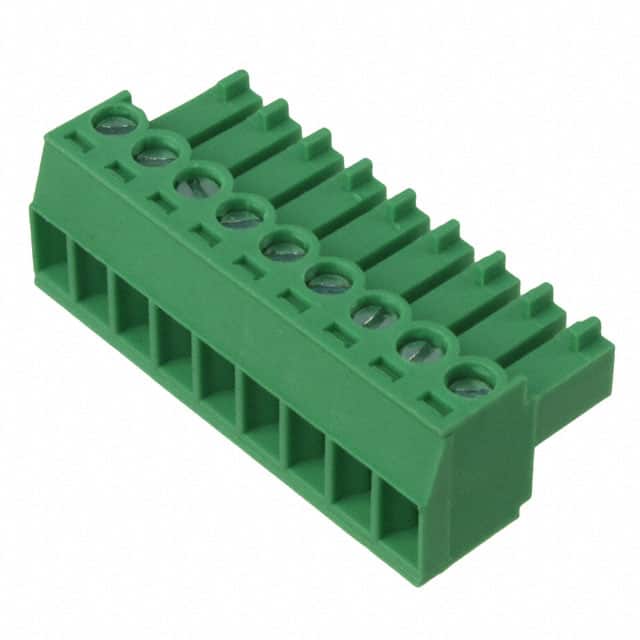 OSTTJ0931530 TERM BLOCK PLUG 9POS STR 3.81MM