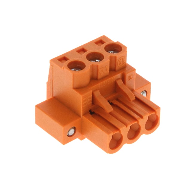 1944100000 TERM BLOCK PLUG 3POS STR 5.08MM