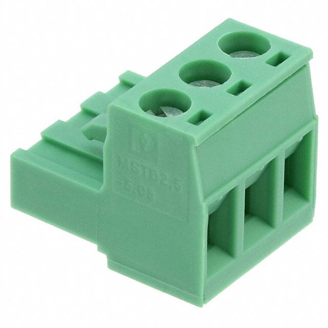1911978 TERM BLOCK PLUG 3POS STR 5.08MM