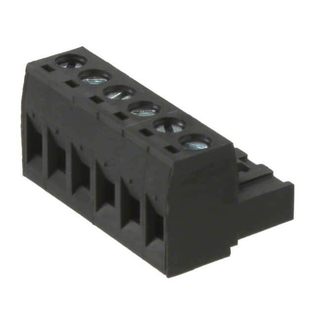 0395300006 TERM BLOCK PLUG 6POS STR 5.08MM