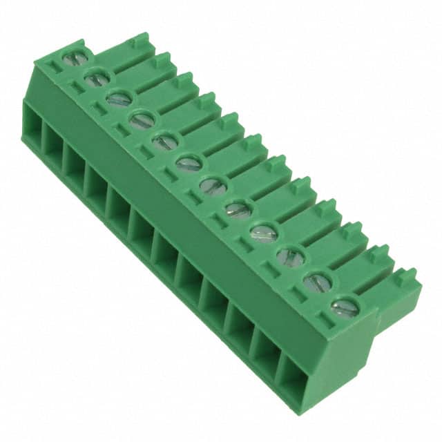 OSTTJ1231530 TERM BLOCK PLUG 12POS STR 3.81MM