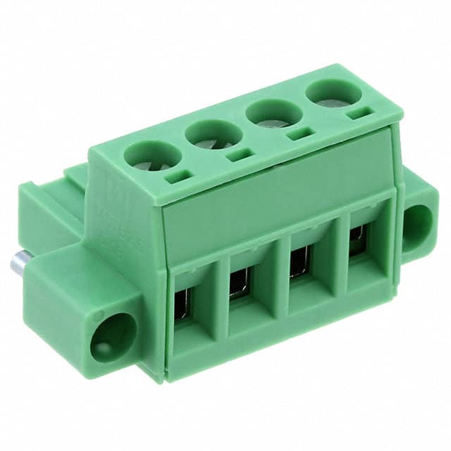 1912207 TERM BLOCK PLUG 4POS STR 5.08MM