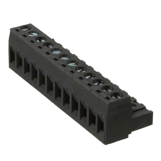 0395300012 TERM BLOCK PLUG 12POS STR 5.08MM