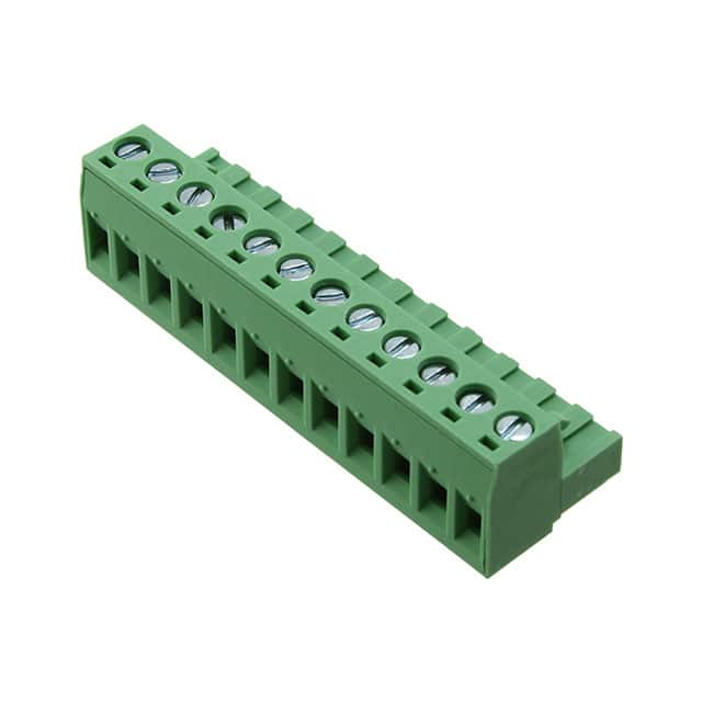 0395305012 TERM BLOCK PLUG 12POS STR 5.08MM