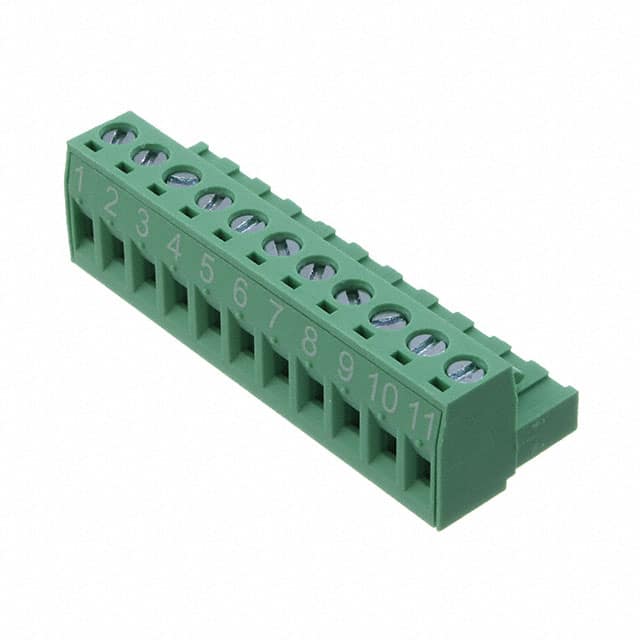 0395305111 TERM BLOCK PLUG 11POS STR 5.08MM