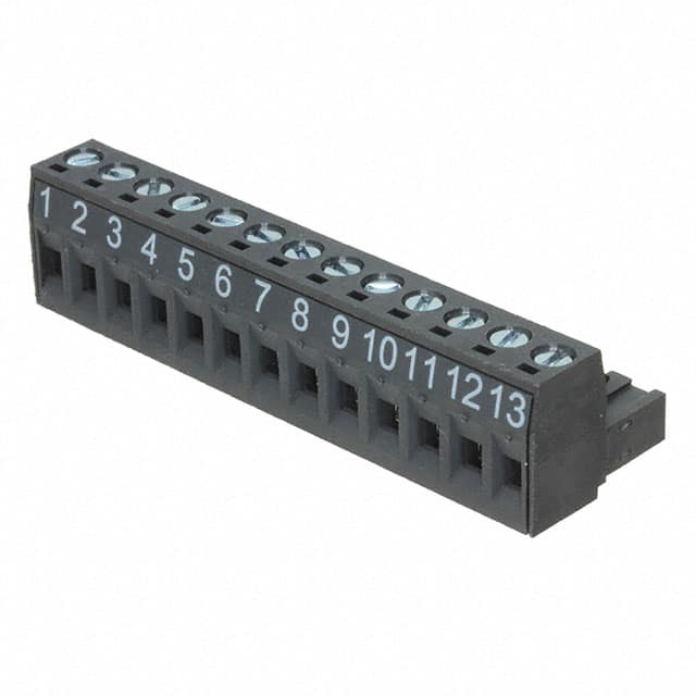 0395300113 TERM BLOCK PLUG 13POS STR 5.08MM