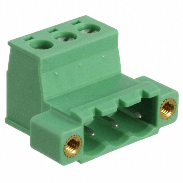 1825514 TERM BLOCK PLUG 3POS STR 5.08MM