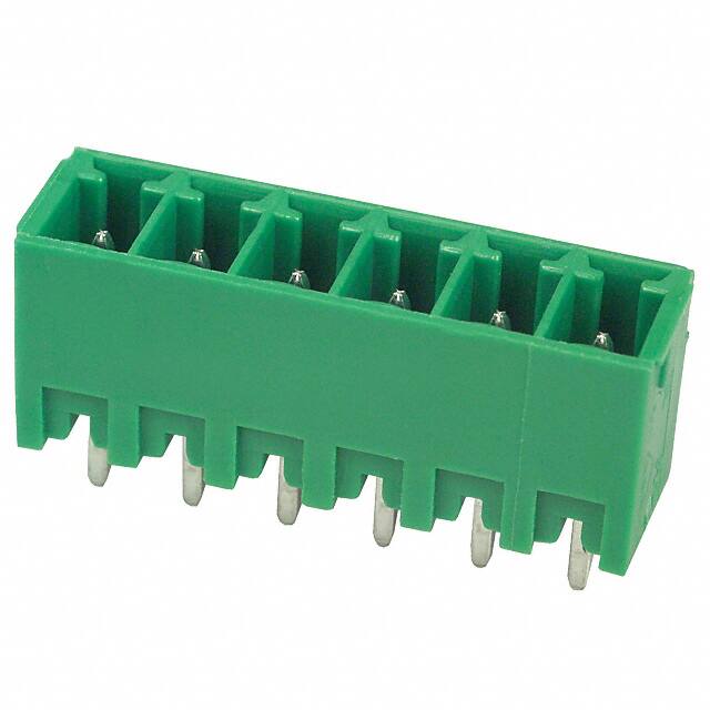 EDSTLZ1555/6 TERM BLOCK HDR 6POS VERT 3.81MM