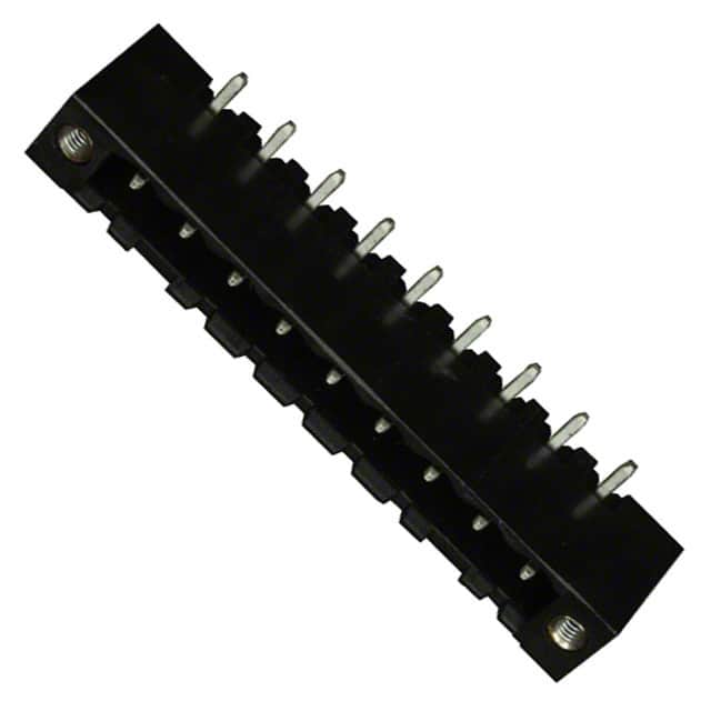 ELFH09210E TERM BLOCK HDR 9POS 90DEG 5.08MM