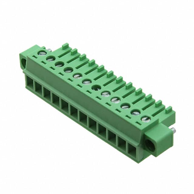 0395145012 TERM BLOCK PLUG 12POS STR 3.81MM