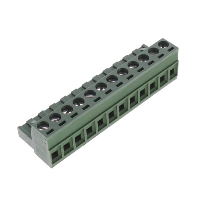 EM256512H TERM BLOCK PLUG 12POS STR 5.08MM