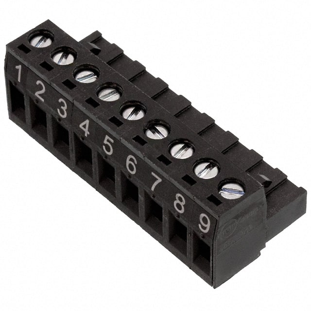 0395300109 TERM BLOCK PLUG 9POS STR 5.08MM