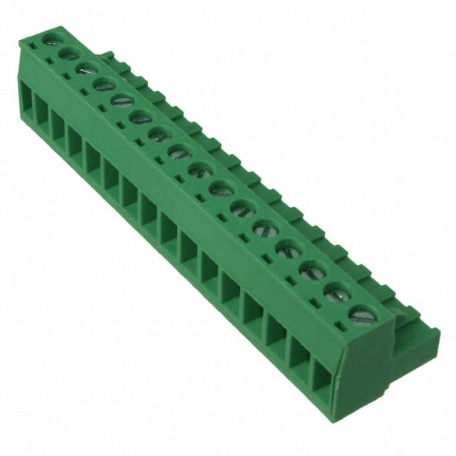 OSTTJ165153 TERM BLOCK PLUG 16POS STR 5.08MM