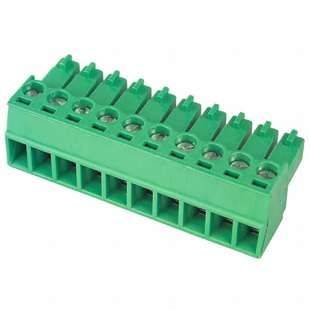 EDZ1550/10 TERM BLOCK PLUG 10POS STR 3.81MM