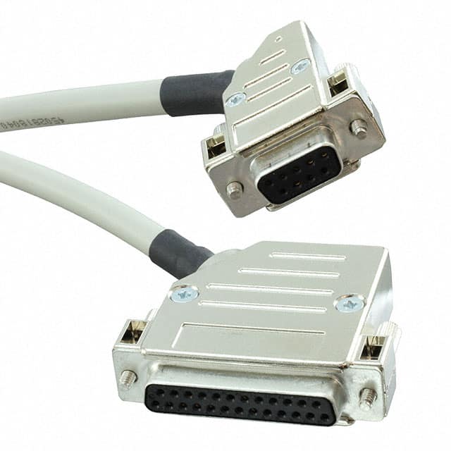 2761059 CABLE ASSY DB09 TO DB25 GRAY 2M