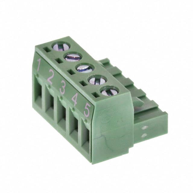 0395305105 TERM BLOCK PLUG 5POS STR 5.08MM