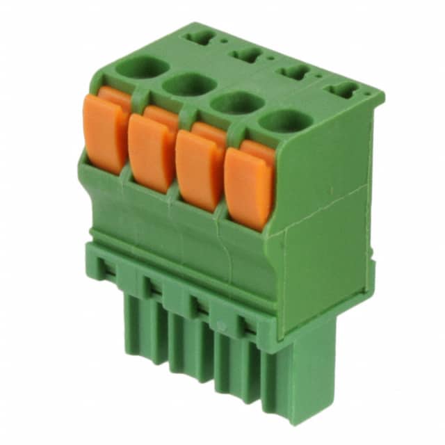 1986722-4 TERM BLOCK PLUG 4POS STR 3.81MM