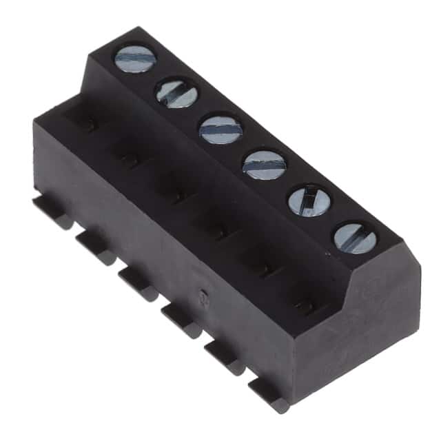 TY0601000000G TERM BLOCK PLUG 6POS 90DEG 5MM