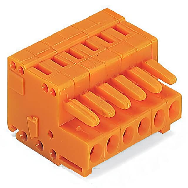 734-202 1-CONDUCTOR FEMALE PLUG; 100% PR