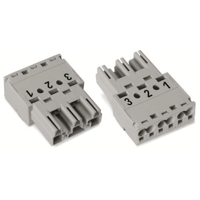 770-253 PLUG 3-POLE, GRAY