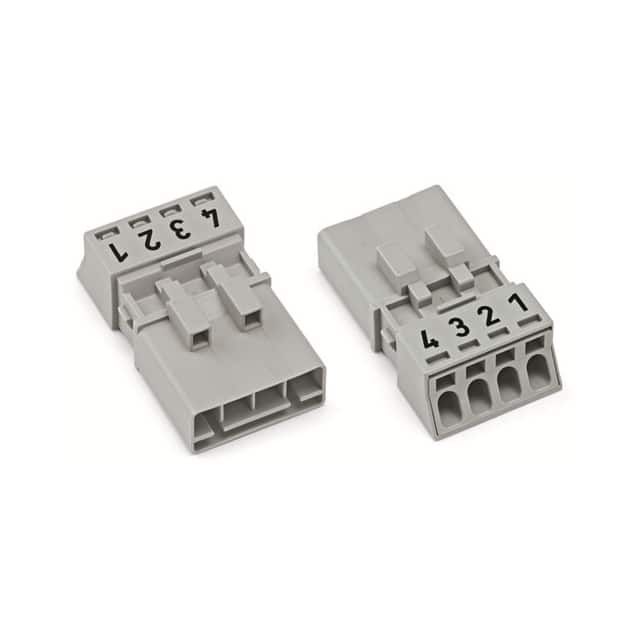 890-254 PLUG 4-POLE, GRAY